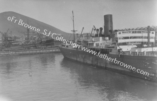 THE S.S. PORT MELBOURNE IN DOCK